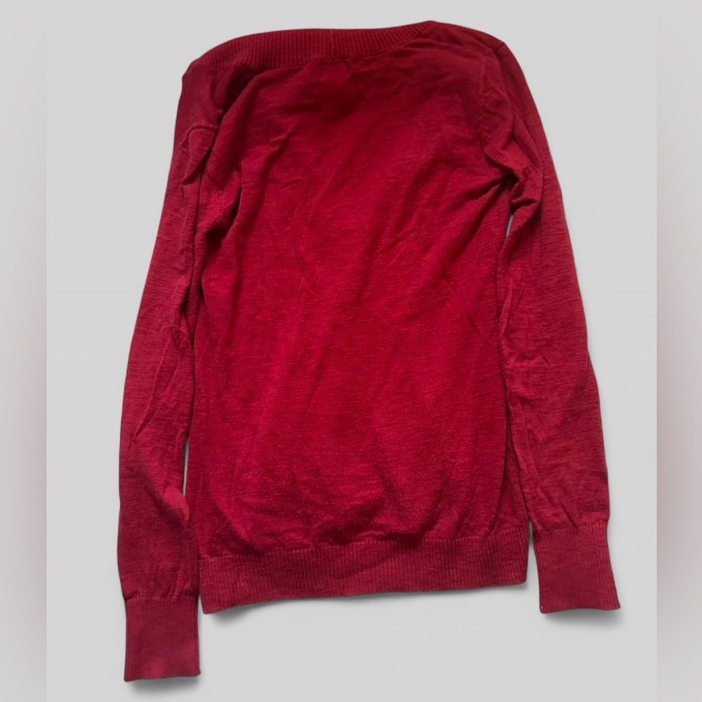 Mossimo Supply Co. Women's Deep Red Cardigan - Picture 7 of 7